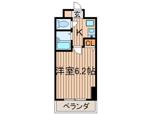 ストリ－ム江坂の物件間取画像